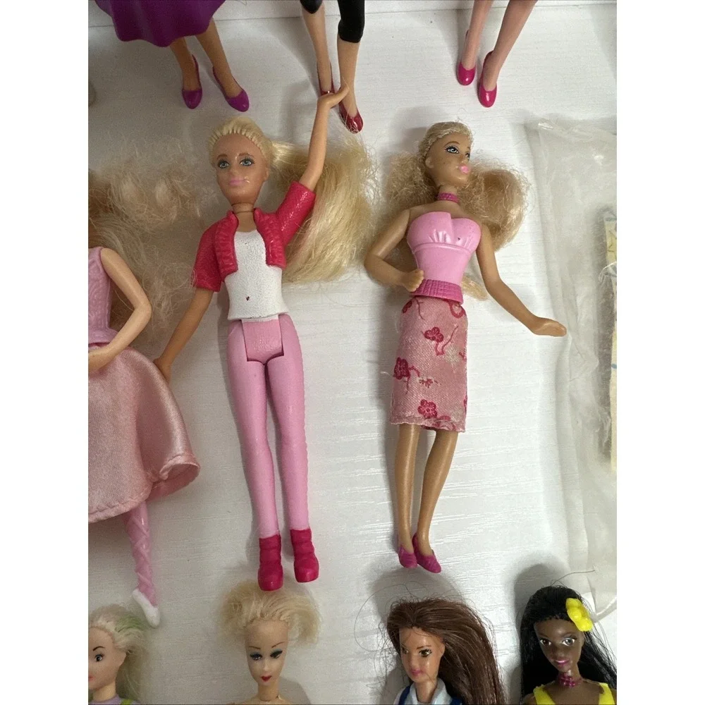 McDonald's Mattel Barbie Happy Meal Doll Toys Lot Of 16 Dolls Various Years